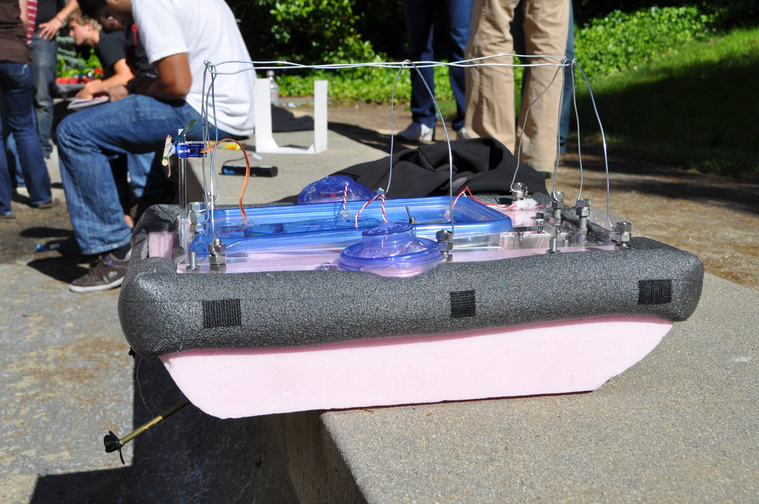 Catamaran robot